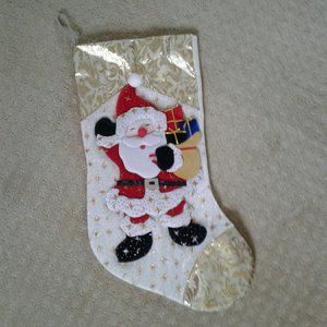 Big Decorative Christmas Stocking Holiday Stocking